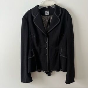 People Like Frank Blazer Large Grey Wool